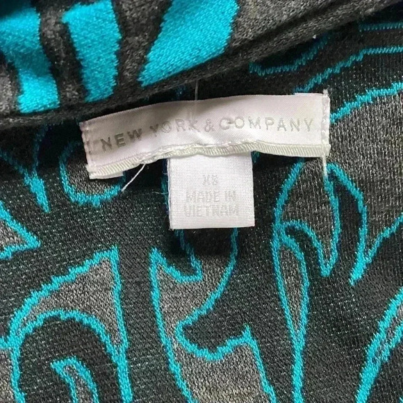 NEW YORK & COMPANY Long Sleeve Sweater Midi Dress Bodycon Size XS - Picture 4 of 5